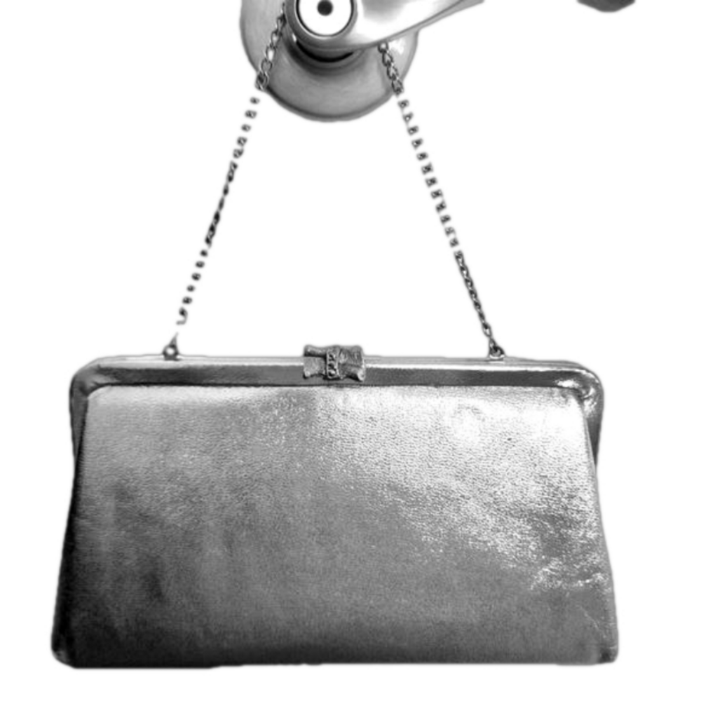 Admiral Vintage 1960s Silver Purse